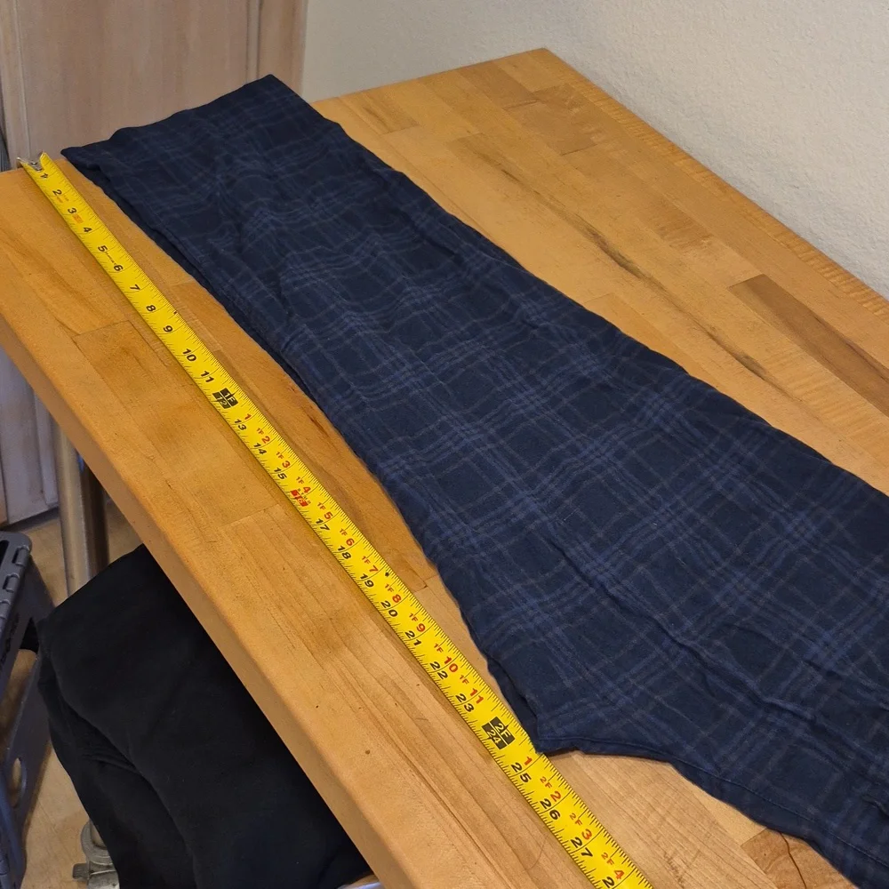 Goodfellow & Co 100% Cotton Blue Plaid Pajama Pants